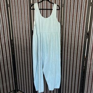 Ilana Kohn Light Chambray Jumpsuit, EUC, L